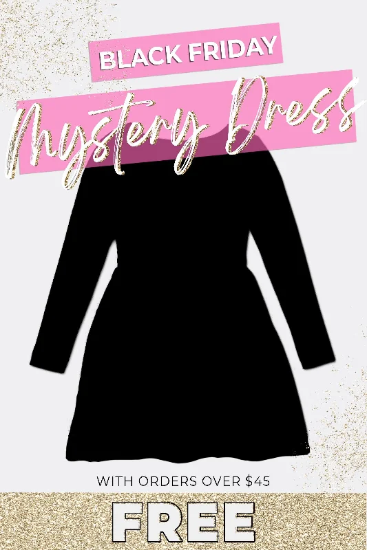 Online Boutique Stores Free Mystery Dress - Black Friday