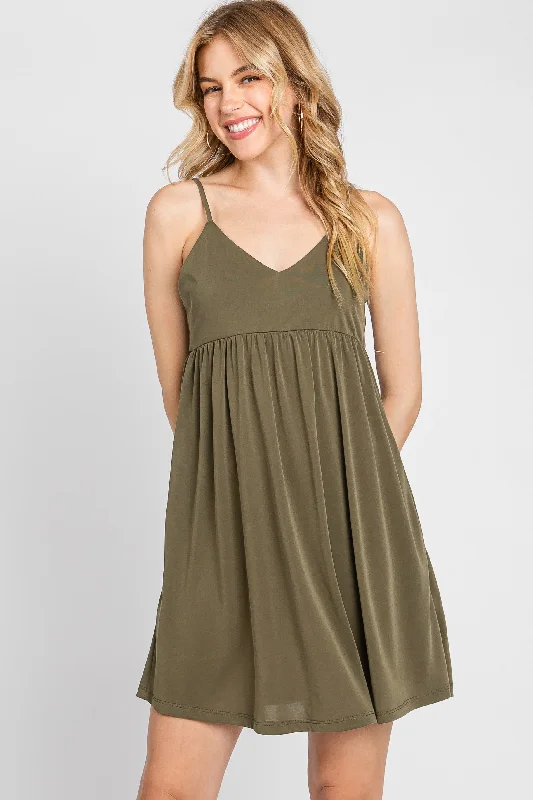 Women's Apparel And Garments Iris Dress - Olive