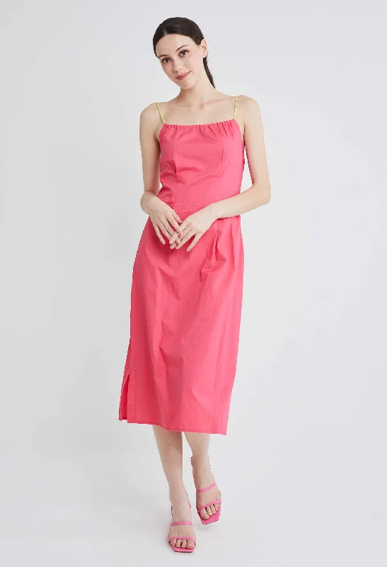 Evening Looks Multi Tie Stop-Notch Slip Dress