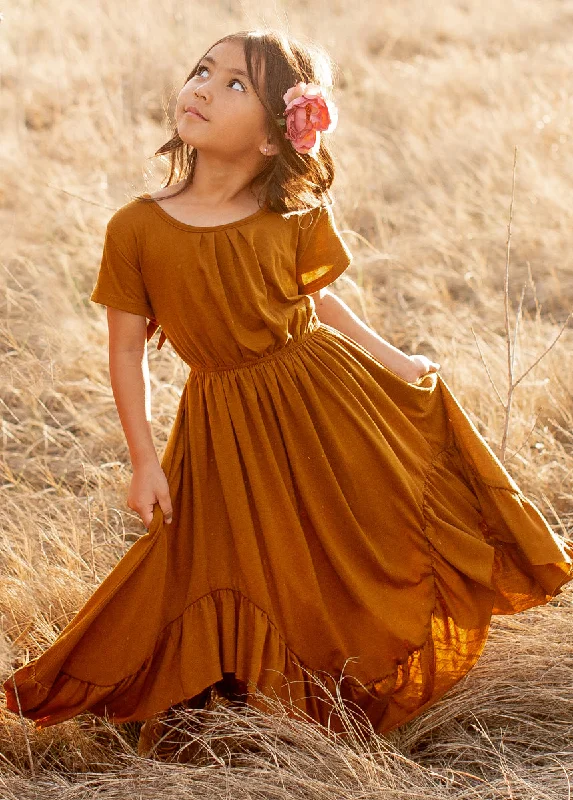 Earthy Tones Braelyn Dress in Spice