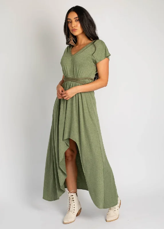 Stylish Loungewear for Women Novalie Dress in Heather Moss