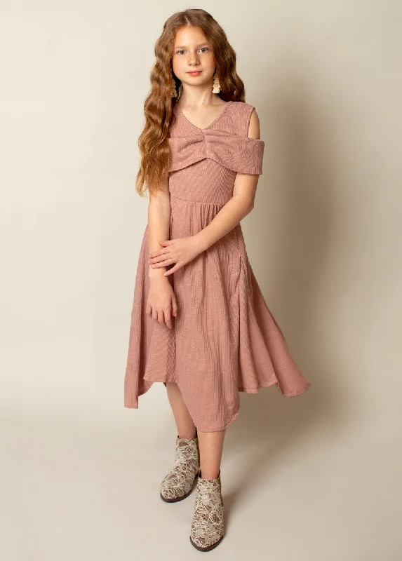 Women's Stylish Professional Garments Medora Dress in Nude Pink