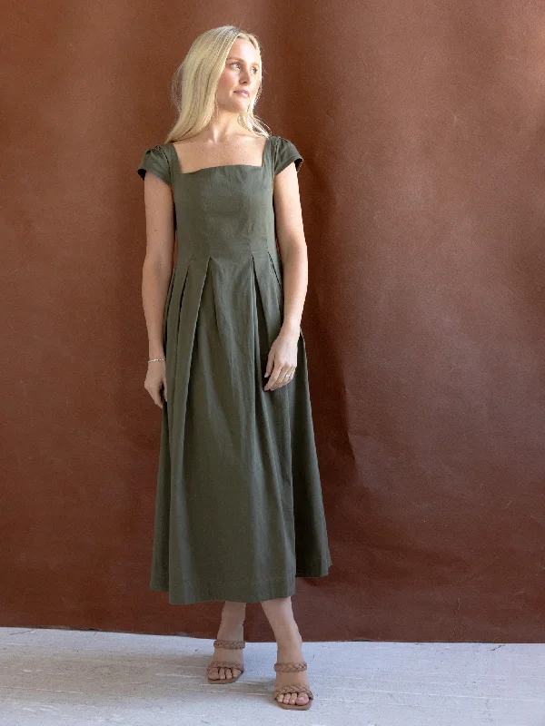 Online Impressions Boutique Chloe Dress - Olive