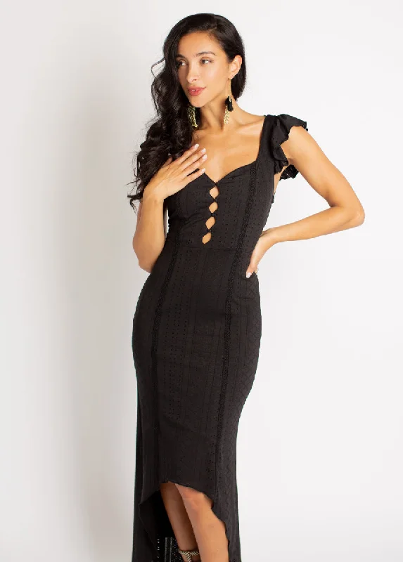 Classic Women's Fashion Priya Dress in Black