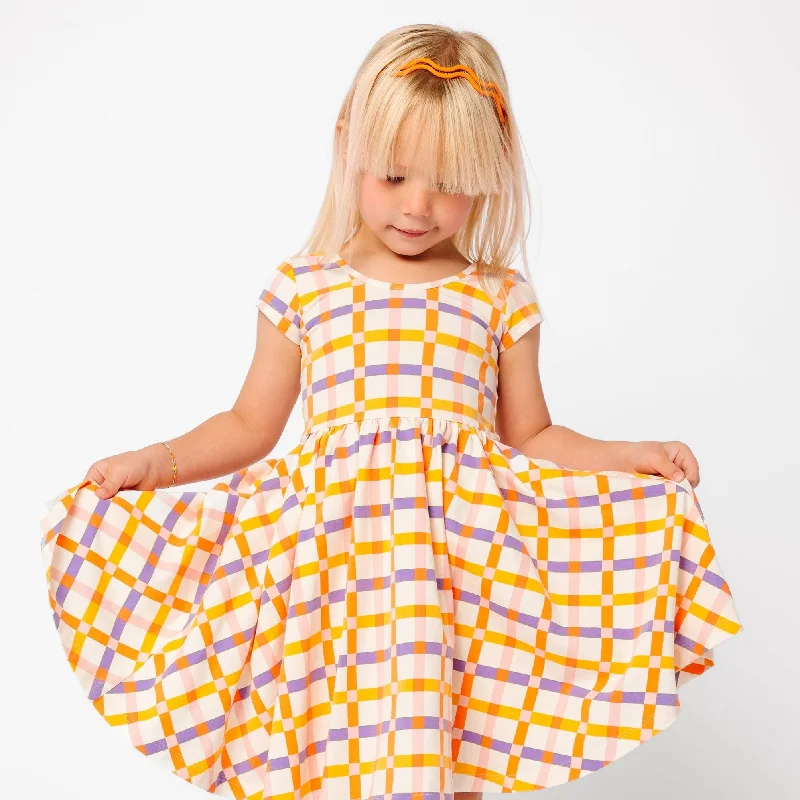 Clothing Brands The Summer Sleeve Ballet Dress in Hopscotch