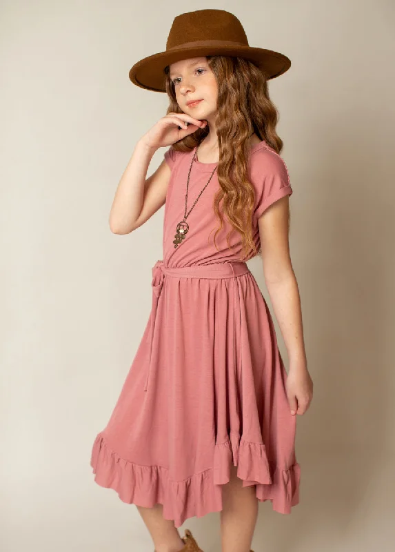 Women's Clothing For Everyday Wear Amoura Dress in Dusty Rose