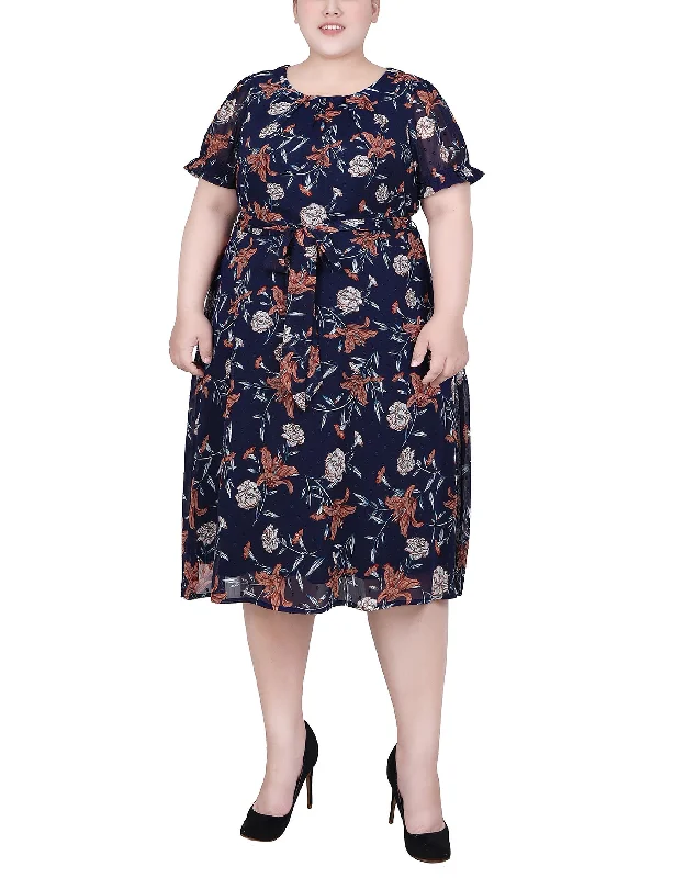 Navy Rust Floral