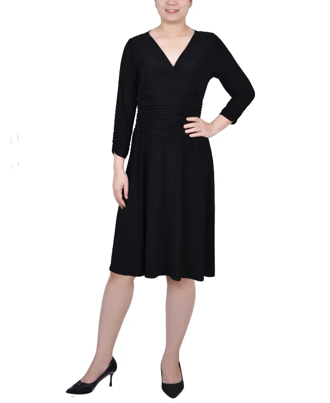 Sale Clearance Ruched A-Line Dress