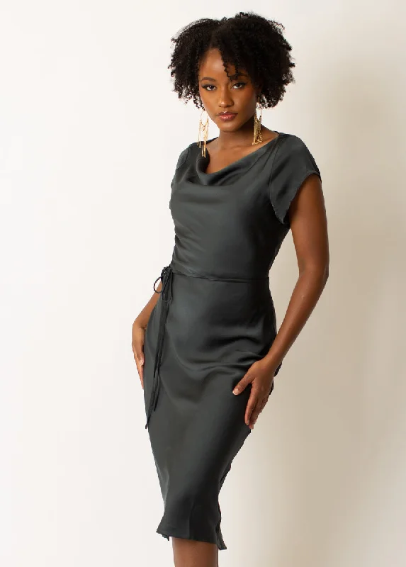 Women Wear Online Haven Dress in Washed Black