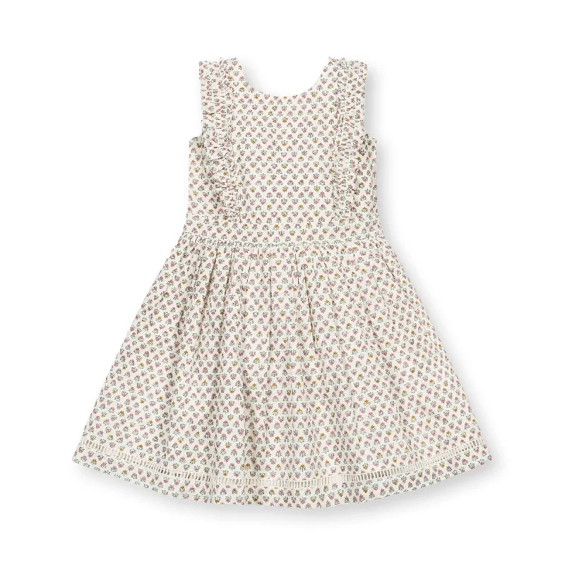 Urban Femme Streetwear Linen Pinafore Flutter Dress - Baby