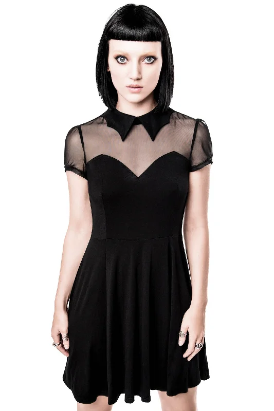 Chic Wardrobe Vampyra Night Creature Skater Dress [B] - Resurrect