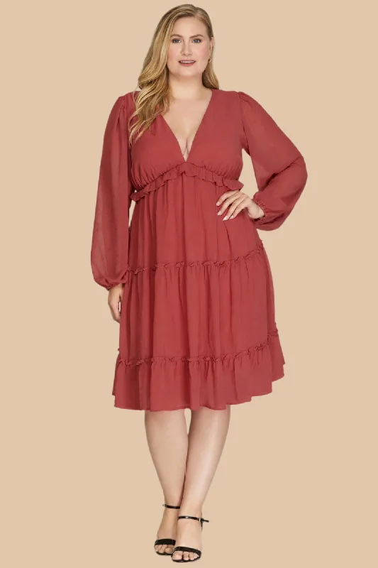 Chic & Cozy Apparel Julie Dress XL-2XL