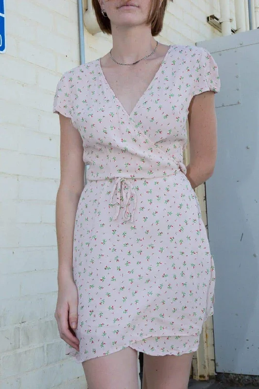 Light Pink with Floral Print