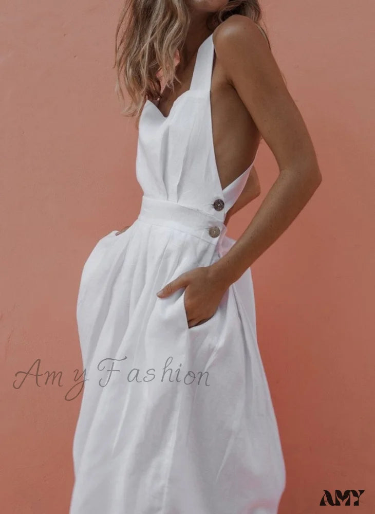 Save Big Amy Fashion - Sexy Bow-knot Backless Cross Drawstring Dresses