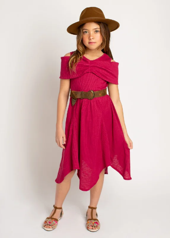 Women's Cozy Clothes Medora Dress in Barberry