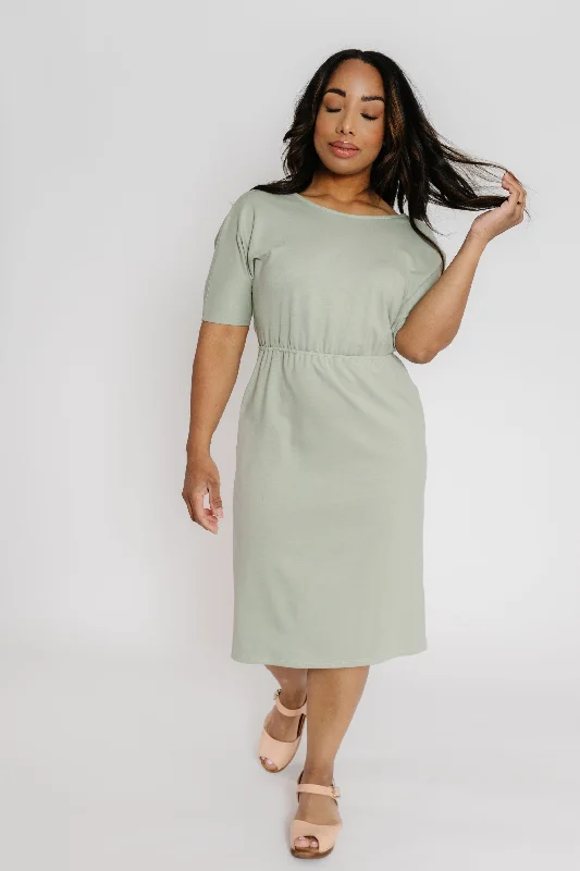 Women's Work Outfit Susan Dress in Sage