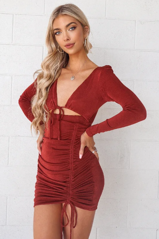 Clothing Online Montana Dress - Wine