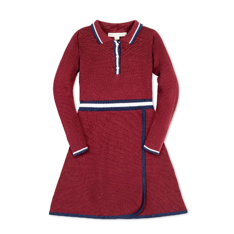 Timeless Elegance Organic Henley Sweater Dress - Baby