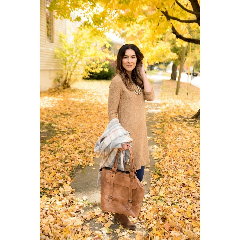 Online Boutiques Clothing Camel Sweater Dress