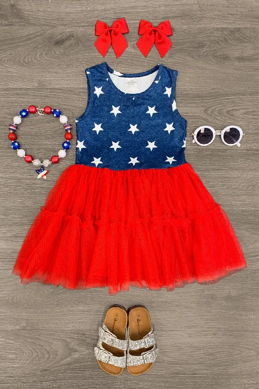 Women's Active Clothing American Star Tutu Dress