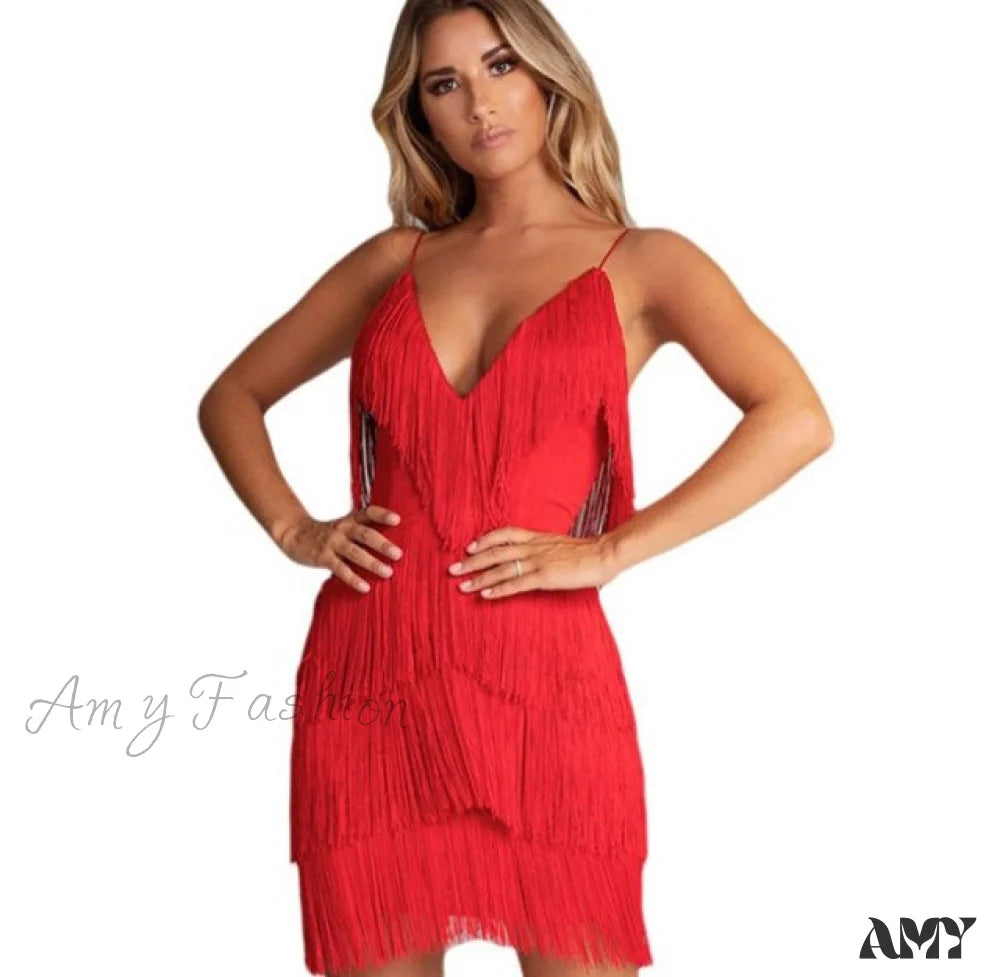 Affordable Women's Clothing Sale Online Amy Fashion - Vintage Gatsby Sequin Party Slip Sexy Dress