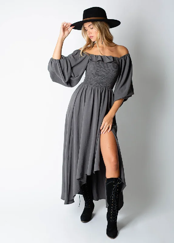 Women Online Clothing Boutiques Odette Dress in Gray