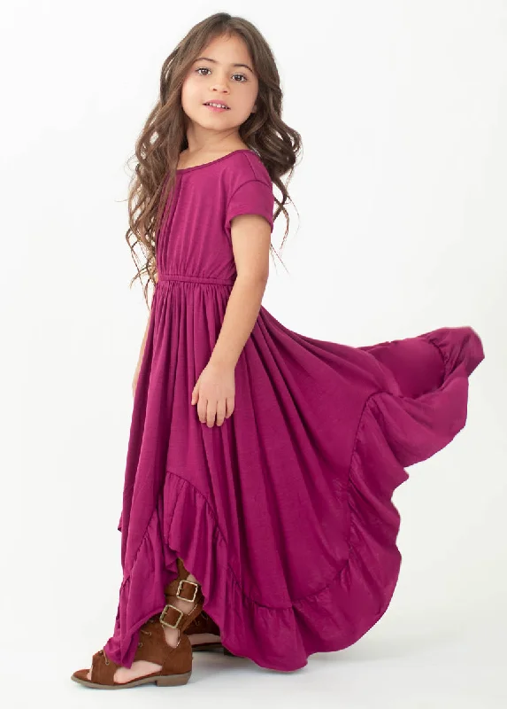 Boutique Styles Braelyn Dress in Berry