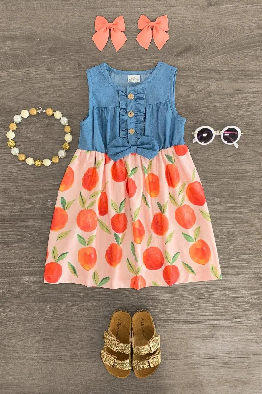 Big Sale Event Peach Tank Top Dress