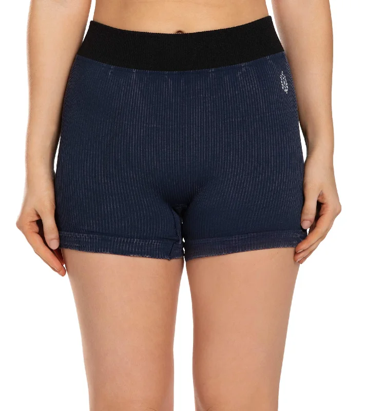 Free People Movement Seamless Shorts Navy