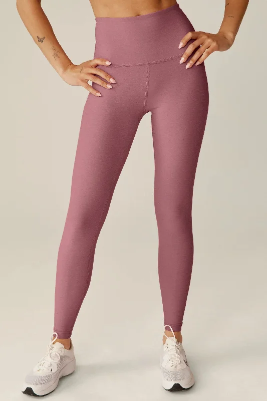 Women's Work Apparel High Waisted Leggings - Orchid Blossom