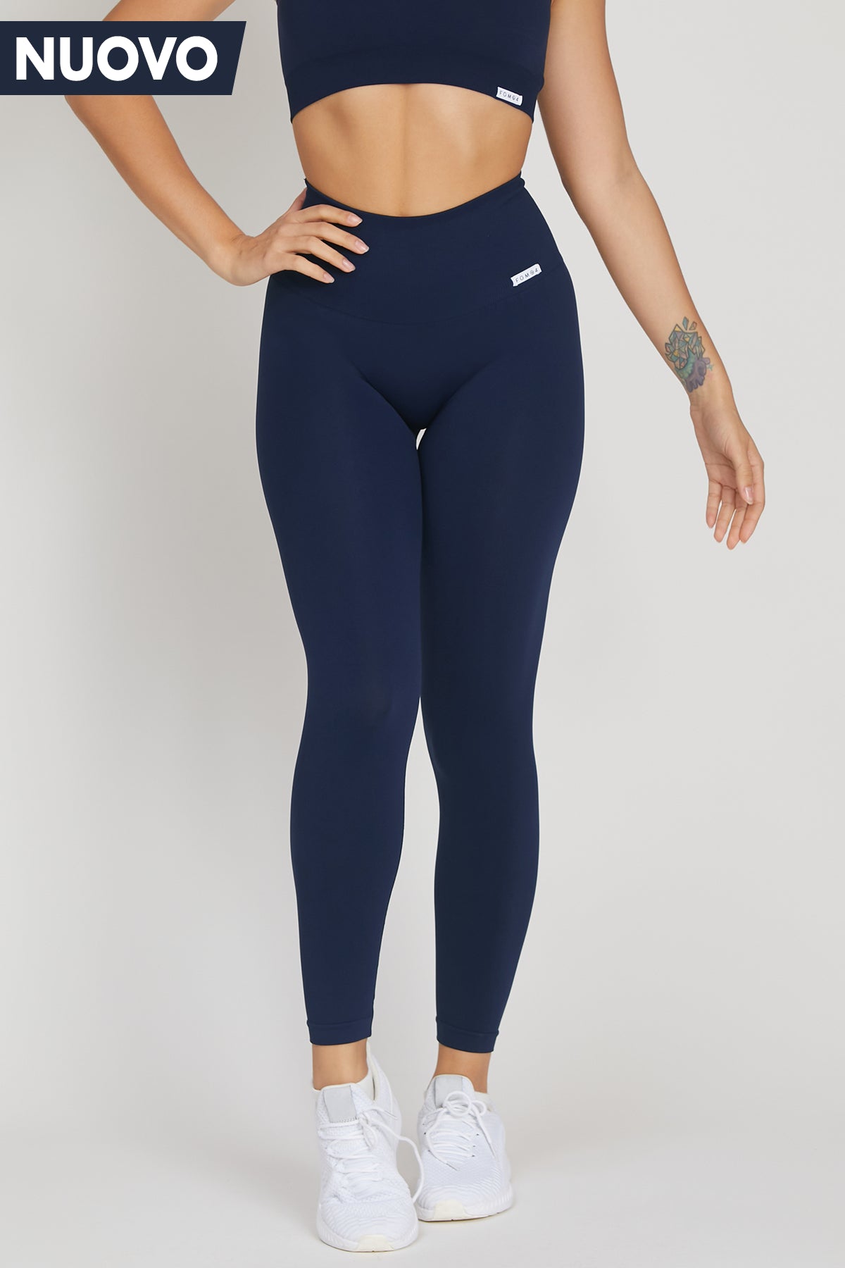 Leggings Nikita Basic Fascione Alto Blu Notte