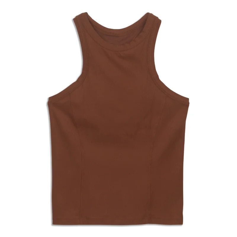 Women's Sports Apparel Ribbed Racerback Yoga Tank Top - Resale