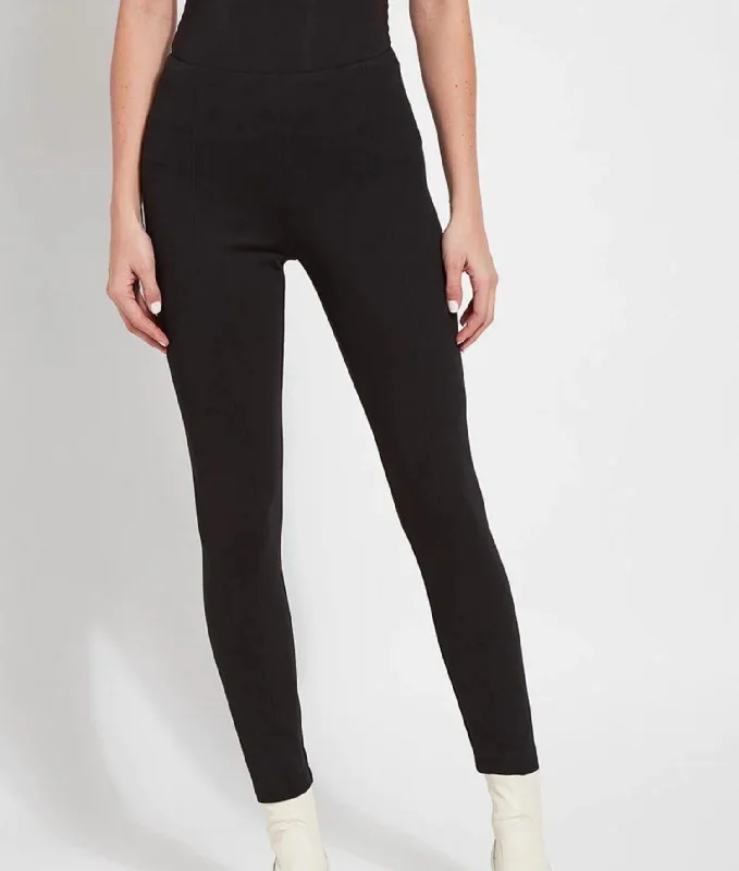 The Eco Legging (Ecovero Ponte, 28" Inseam) In Black