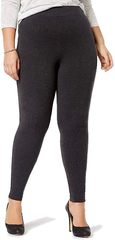 Women's Cotton Legging In Graphite Heather