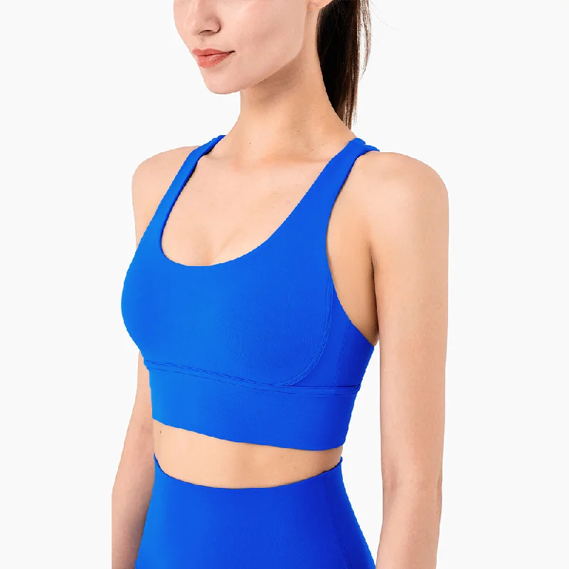 Women's Vintage Clothes Cross Back Sport Bra