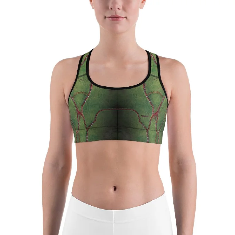 Frankenstein Inspired Sports Bra