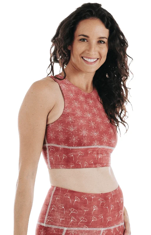 Free Range Sports Bra - Terracotta Time