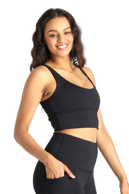 Limitless Sports Bra - Jet Black