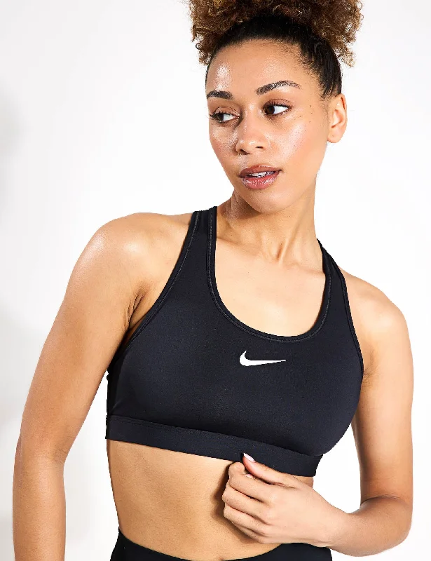 Stylish Clothes For Women Swoosh Medium Support Bra - Black/White