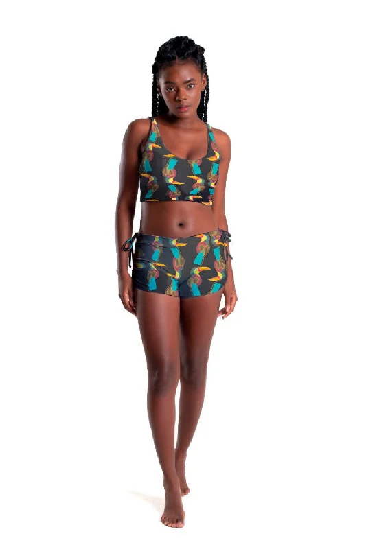 Side String Shorts, Toucans